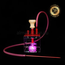 Load image into Gallery viewer, CUBE ACRYLIC RED SHISHA - Almalik