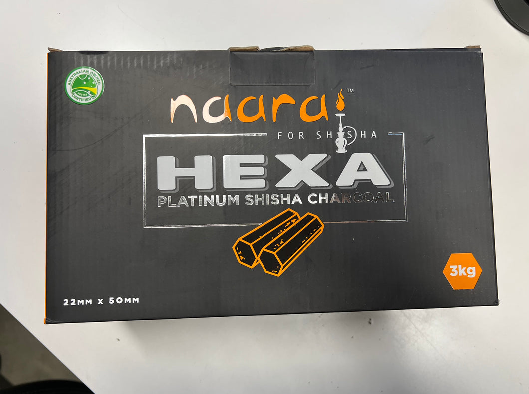 NAARA CHARCOAL HEXA 3KG